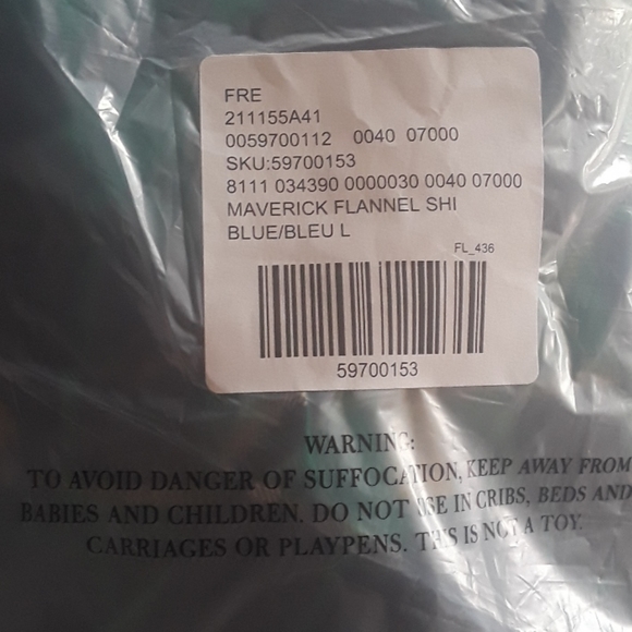 FSOT Maverick Ocean flannel shirt Large - Trades - Picture 5 of 11